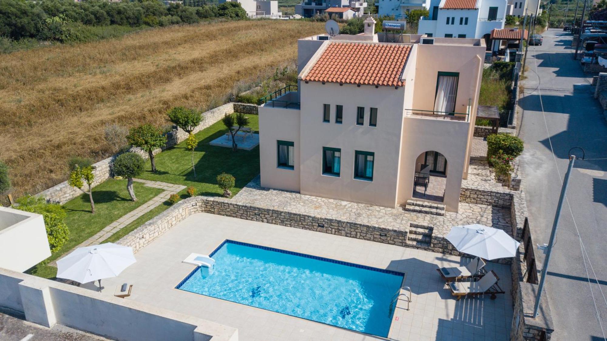 Villa Eleni Asproulianoi Bagian luar foto