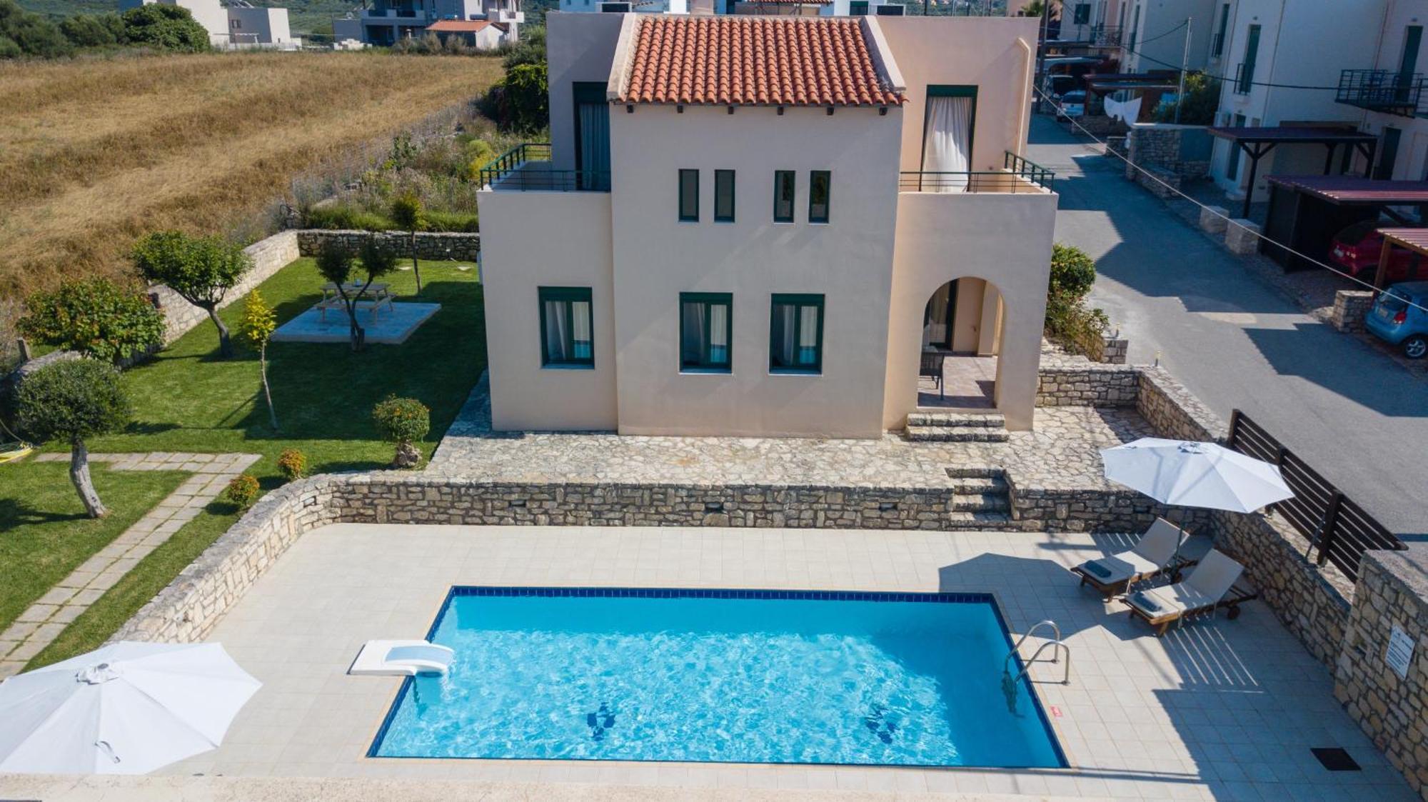 Villa Eleni Asproulianoi Bagian luar foto